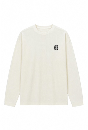 BREATH / BH waffle LS tee white