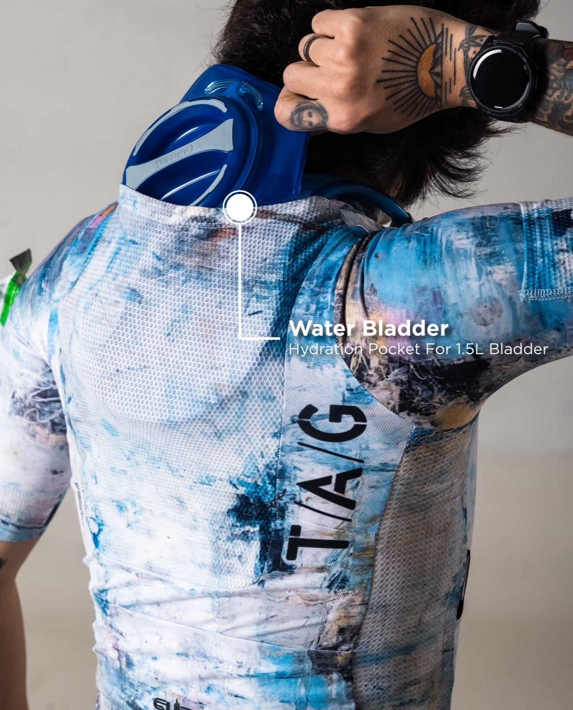 TAG Hydra Unisex /半袖 Blue | 【公式】SUB Jersey Japan サブ TAG Hydra Unisex /半袖 Blue | 【公式】SUB Jersey Japan サブ