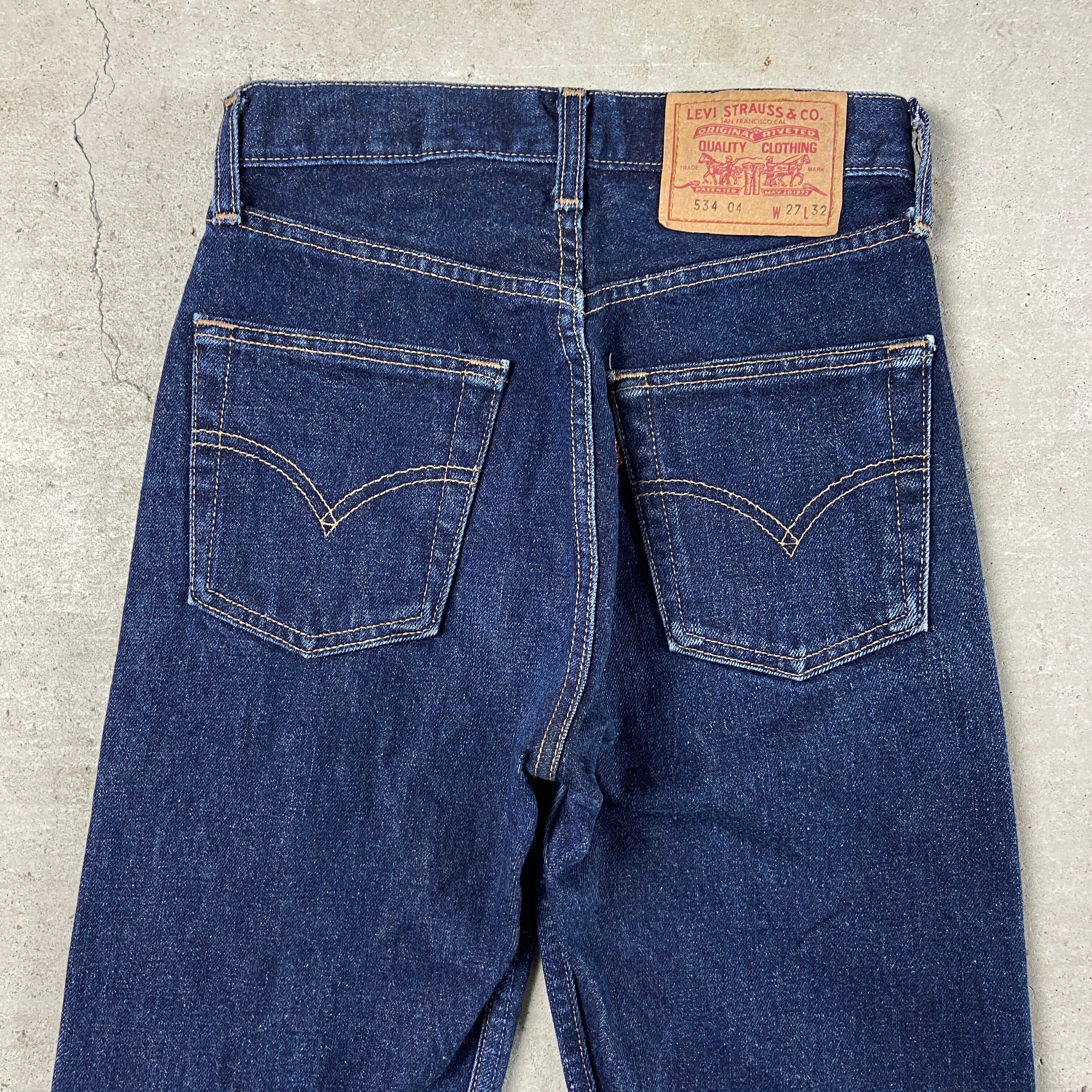 スペイン製 Levi's リーバイス 534 ストレート デニムパンツ メンズw27