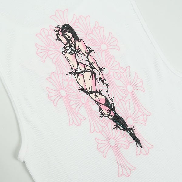 Size【XL】 CHROME HEARTS クロム・ハーツ DEADLY DOLL RIB TANKTOP