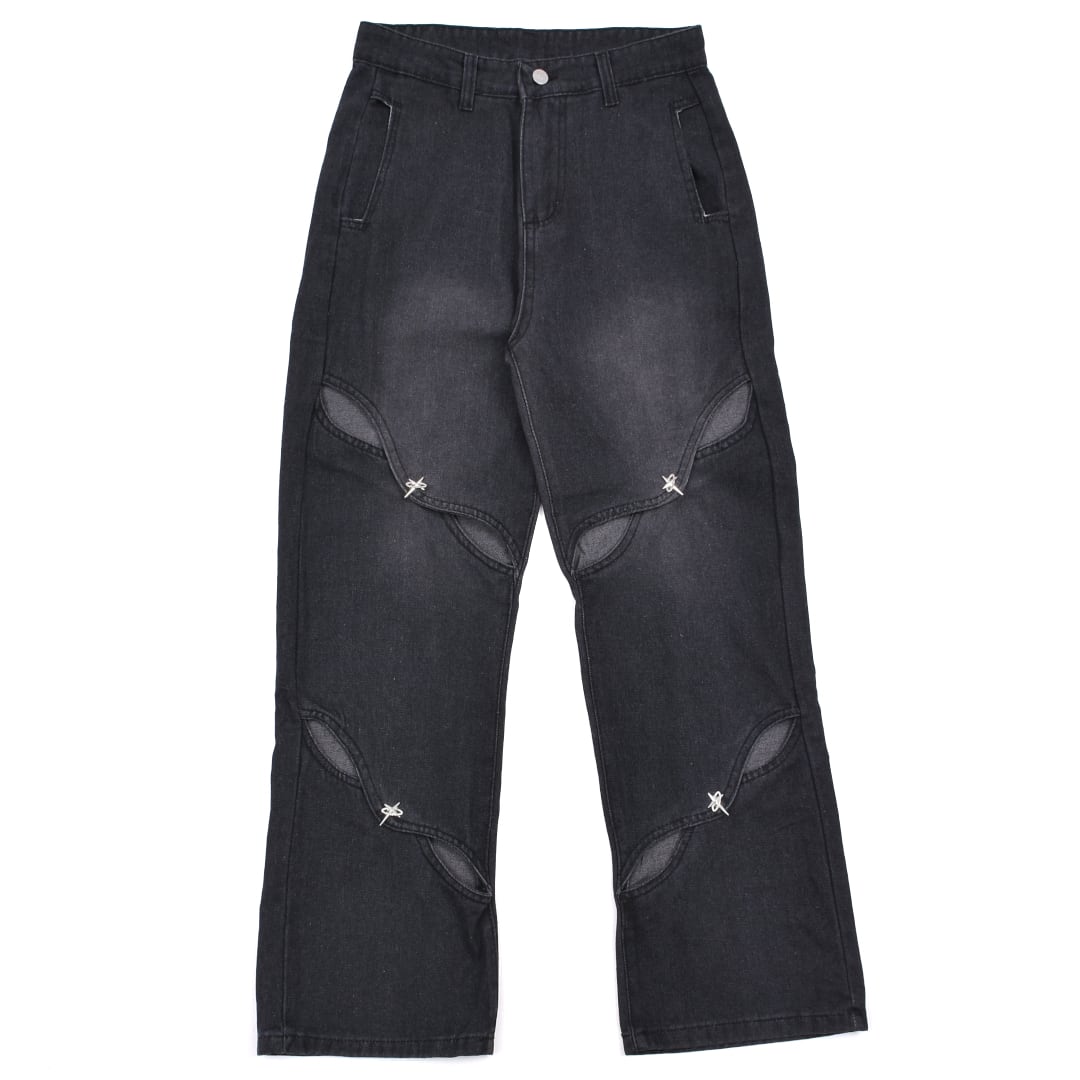 WAVE CUT OUTデニムパンツ | VOLCAN&APHRODITE 公式通販