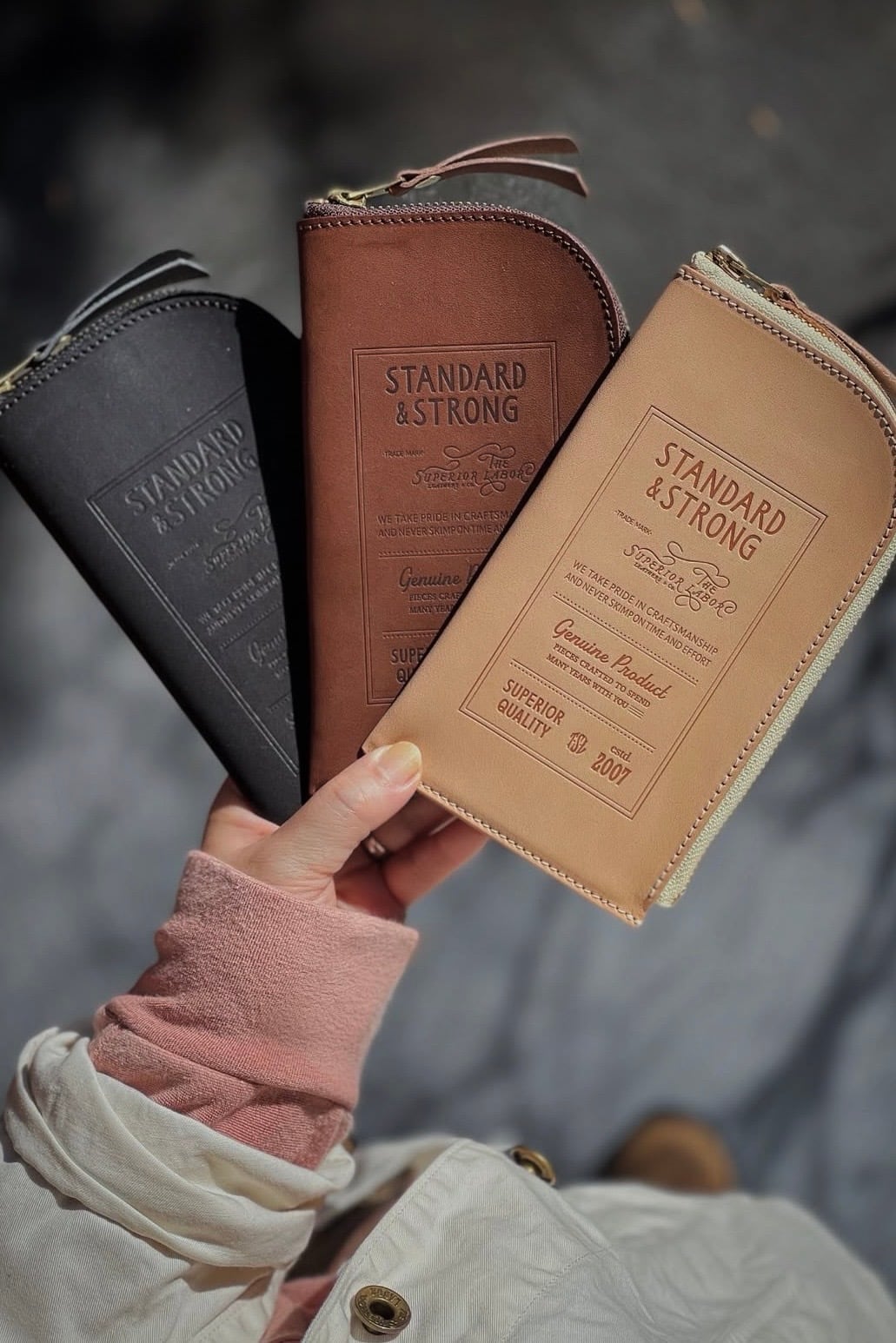 THE SUPERIOR LABOR/ザシュペリオールレイバー stamped series/zip case SL1720-11