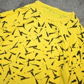 pattern cut off half sleeve sweat