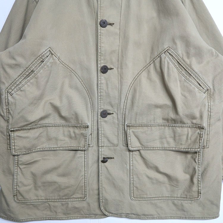 古着 ウールリッチ WOOLRICH 襟レザー ハンティングジャケット