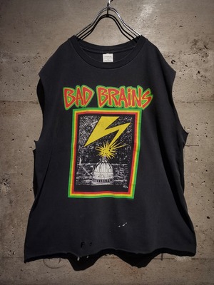 【Caka】"BAD BRAINS" Cut Off Vintage No Sleeve
