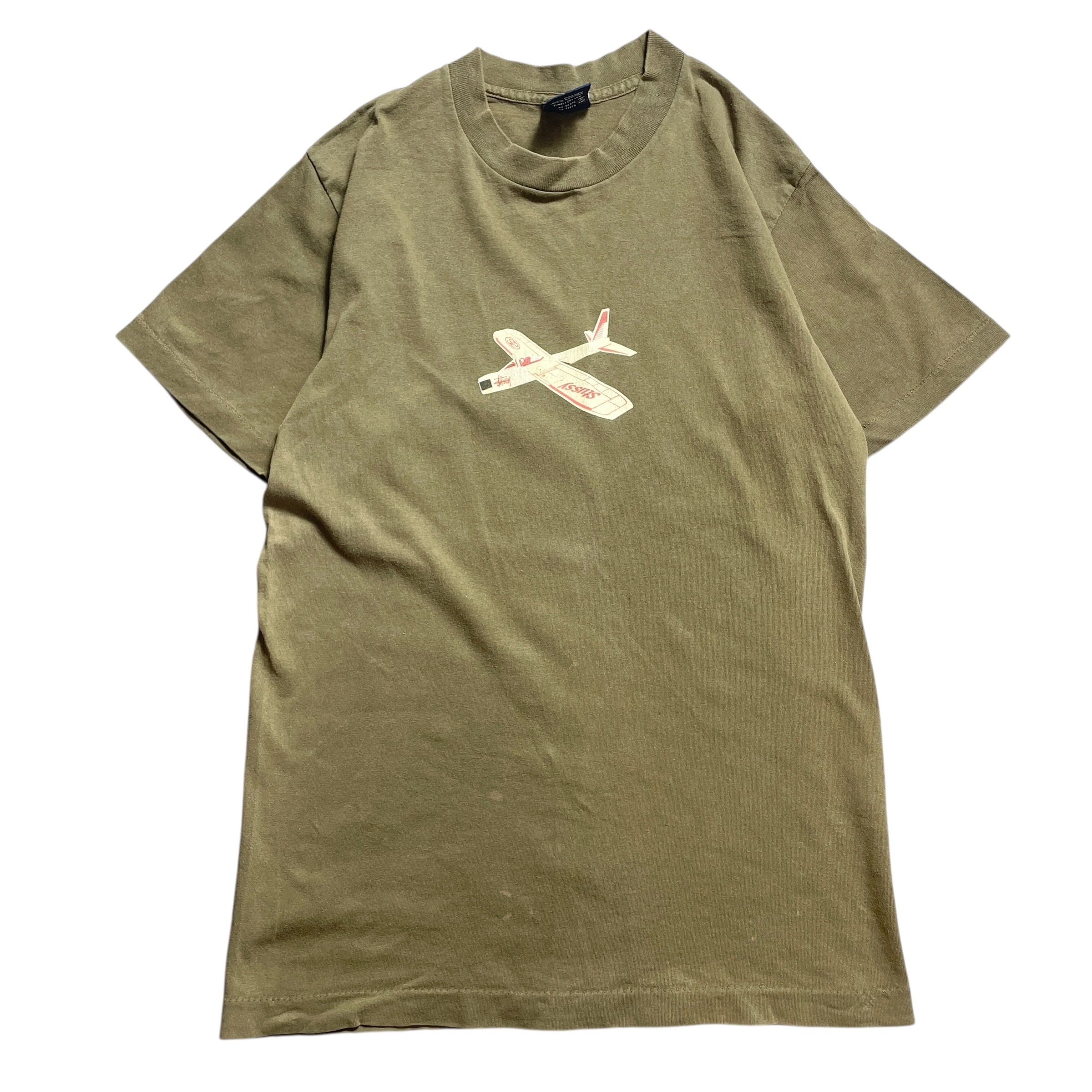 90s USA製 old Stussy グライダーvintage T-shirt