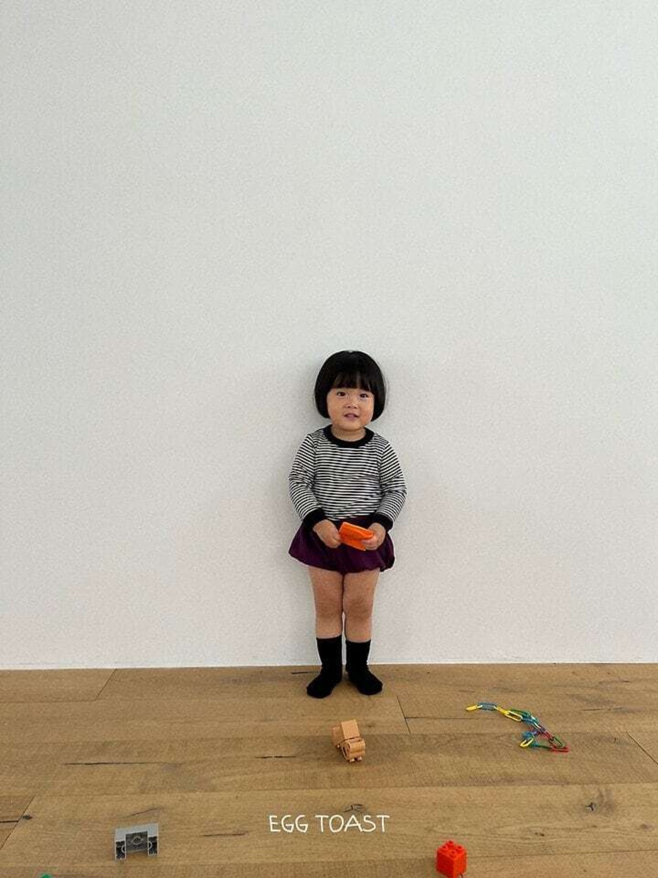 【取寄】EGG TOAST ｜パンプキンパンツ（ワッフルフラワー）｜秋服｜韓国子供服｜26/AT