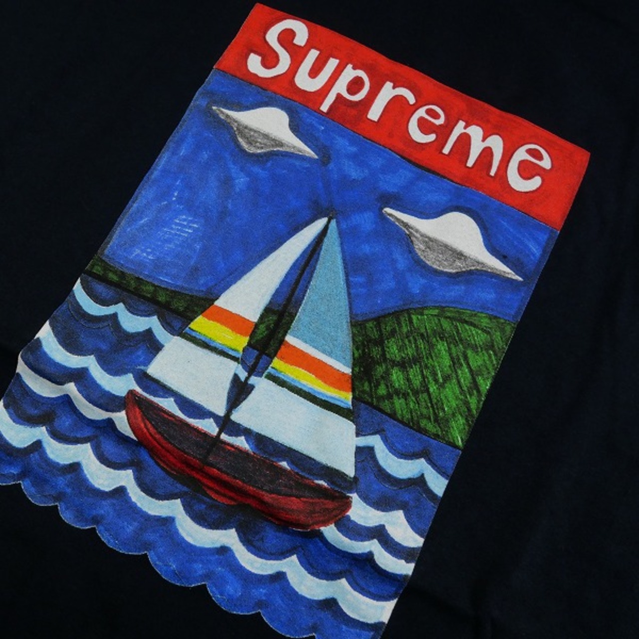 Size【M】 SUPREME シュプリーム 20SS Sailboat Tee Navy Tシャツ 紺 