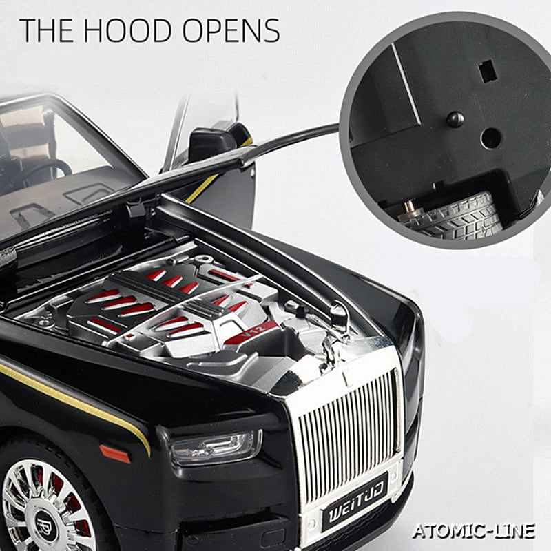 ロールスロイス ファントム 1/20 ミニカー 全4色 ライト点灯