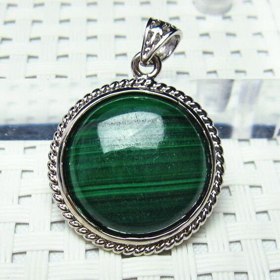 マラカイト ペンダント [M便 1/20] 112-973