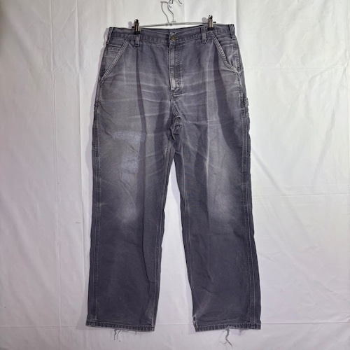 Carhartt painter pants ペインターパンツ ダックパンツ gray グレー ワークパンツ W36 L32 W90cm ワイド ヴィンテージ カーハート 襤褸