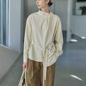 Ivoire Belted Shirt Jacket F0559