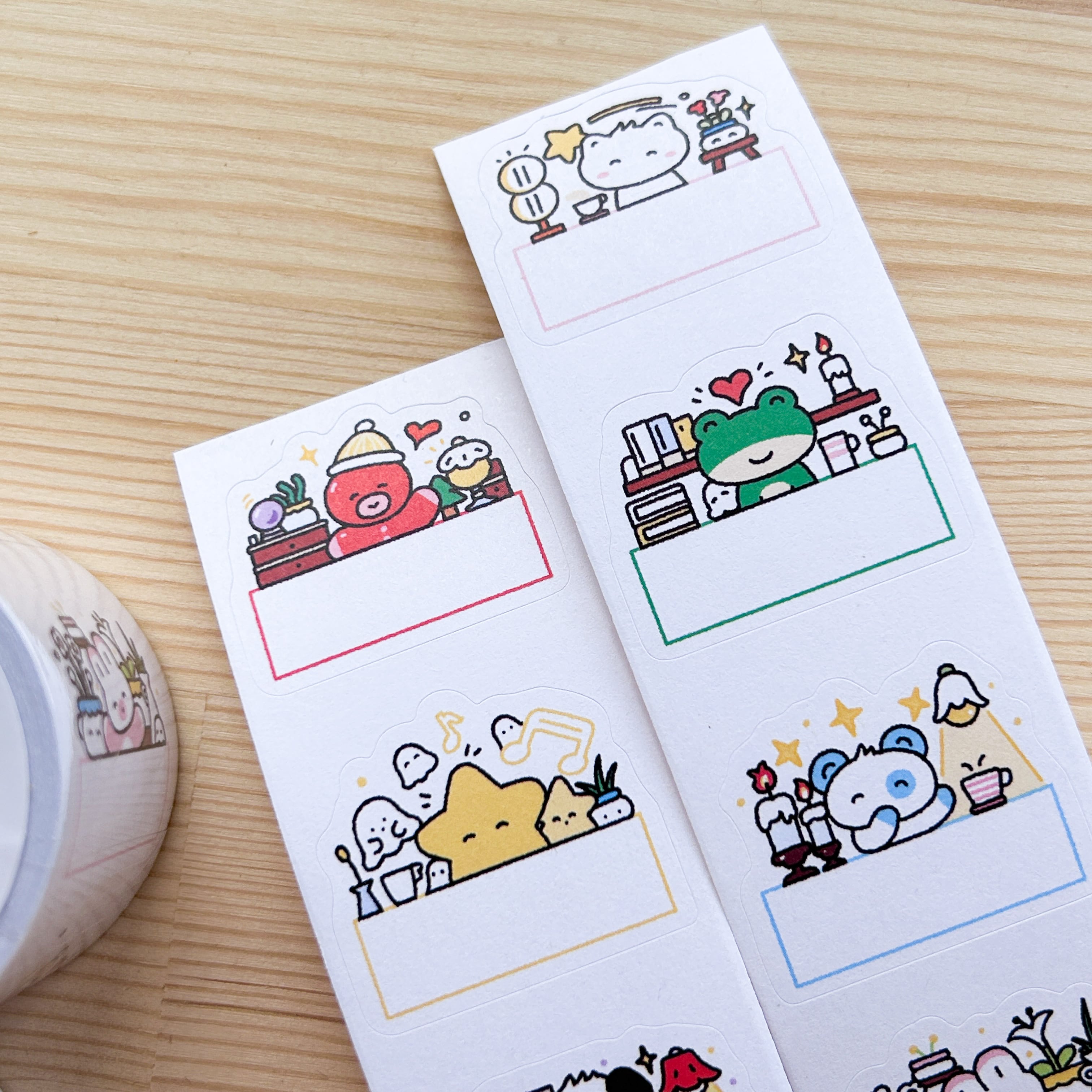 キスカット ロールシール | 韓国文具・雑貨 kaulcoffee.studio
