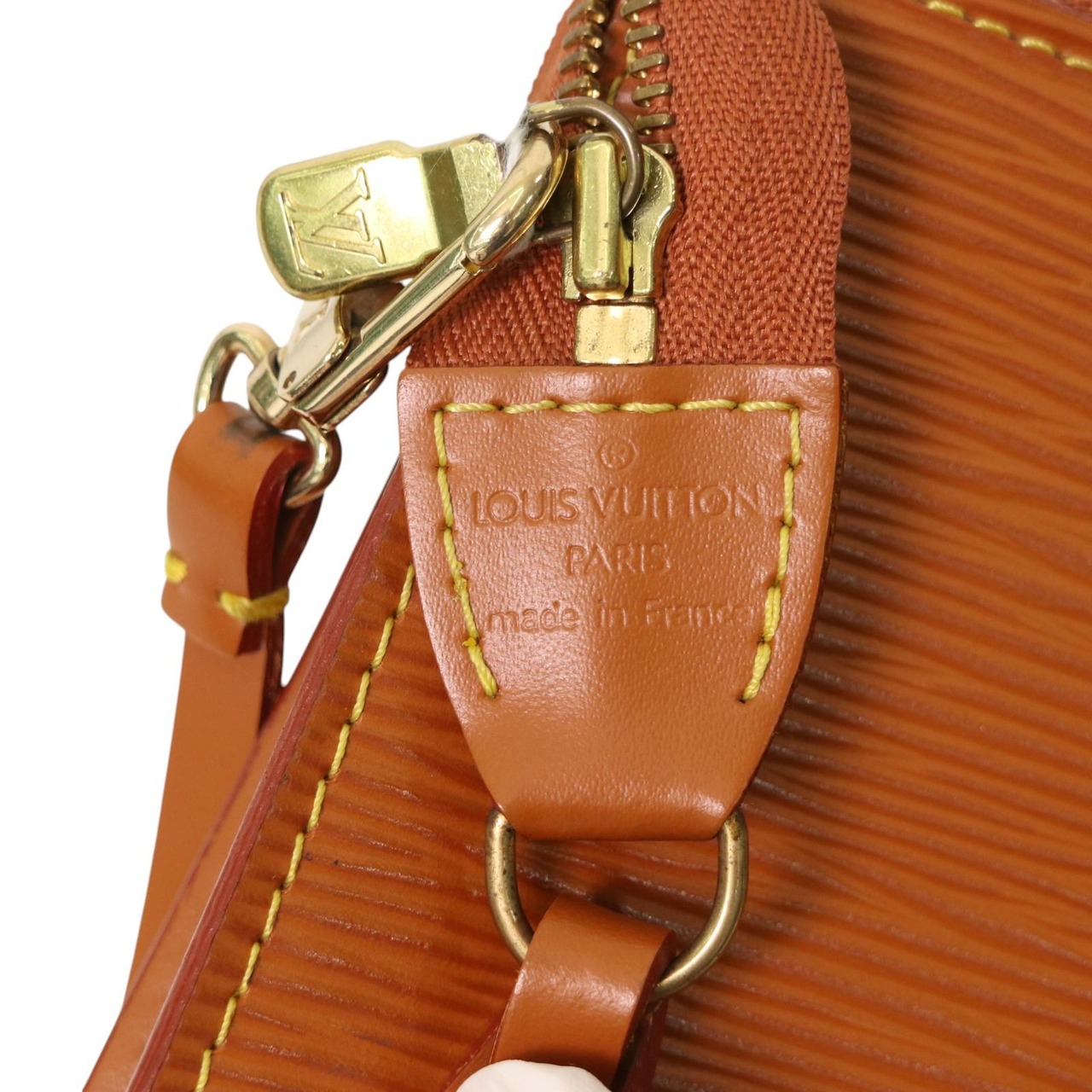 LOUIS VUITTON ルイヴィトン  エピアクセソワール PVC ハンドバッグ ブラウン A-7930