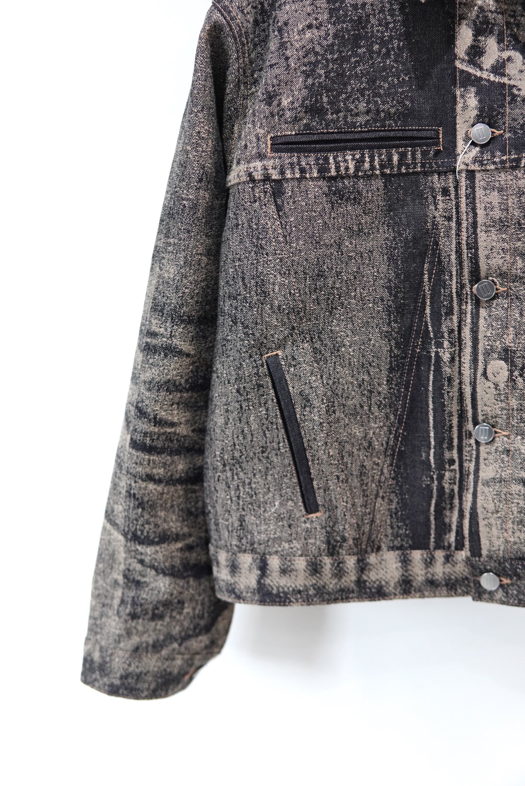 daisuke tanabe / x-ray jacuard denim jacket | POETRY