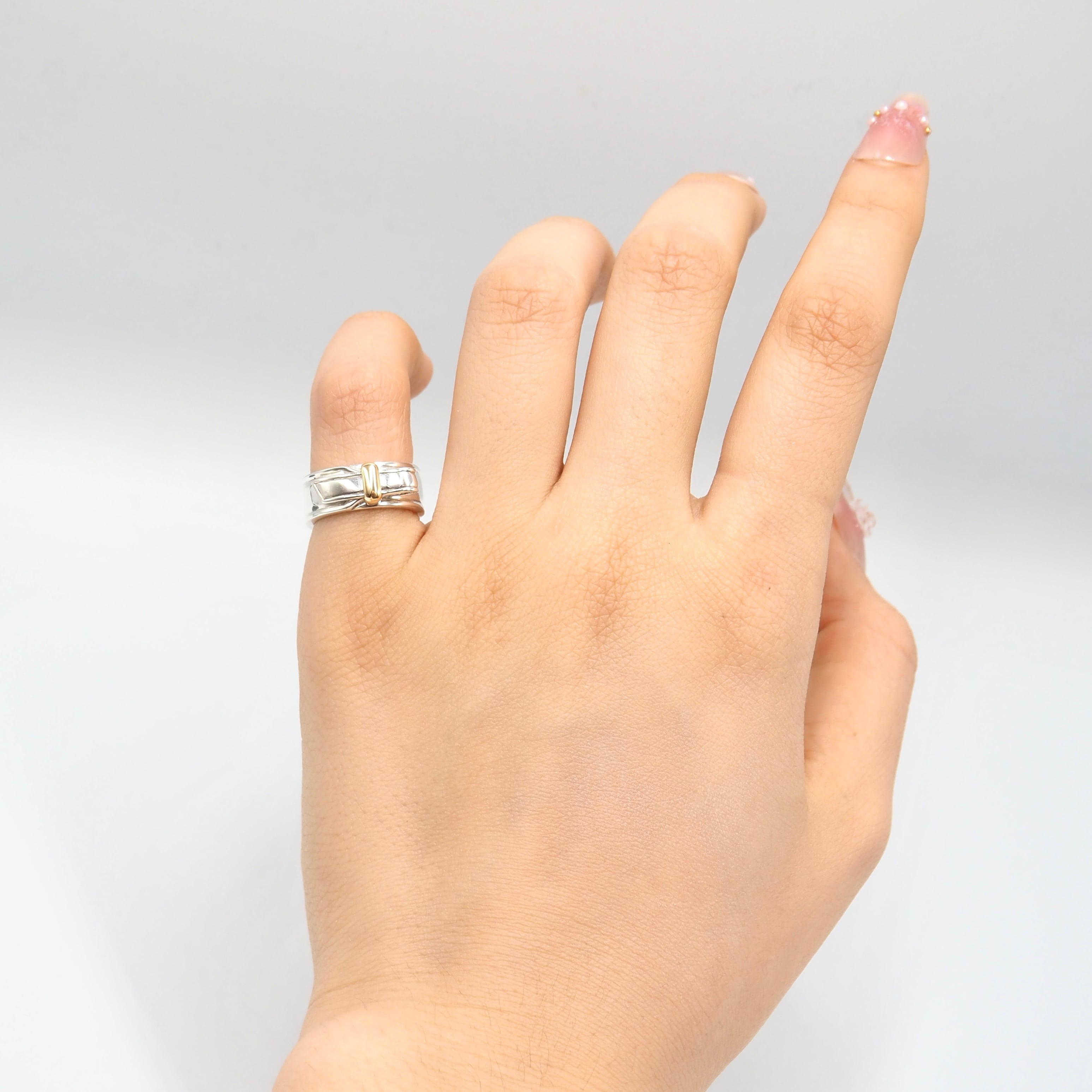 HERMES 約9号 アルテミス リング シルバー925 K18 エルメス | 2122TOKYO