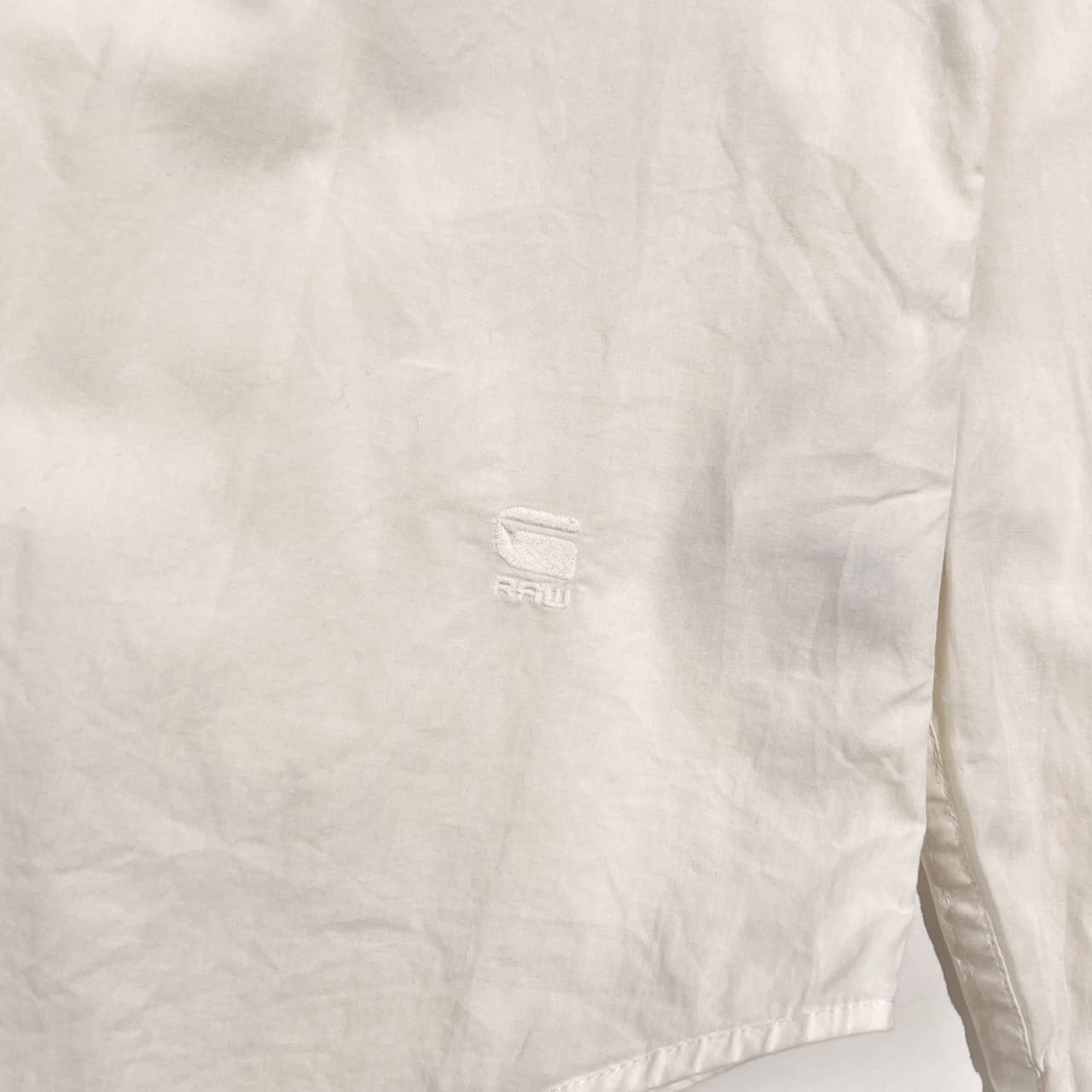 G-STAR RAW ジースターロウ RAW CORRECT 長袖シャツ サイズ L /ホワイト系 メンズ  ワーク