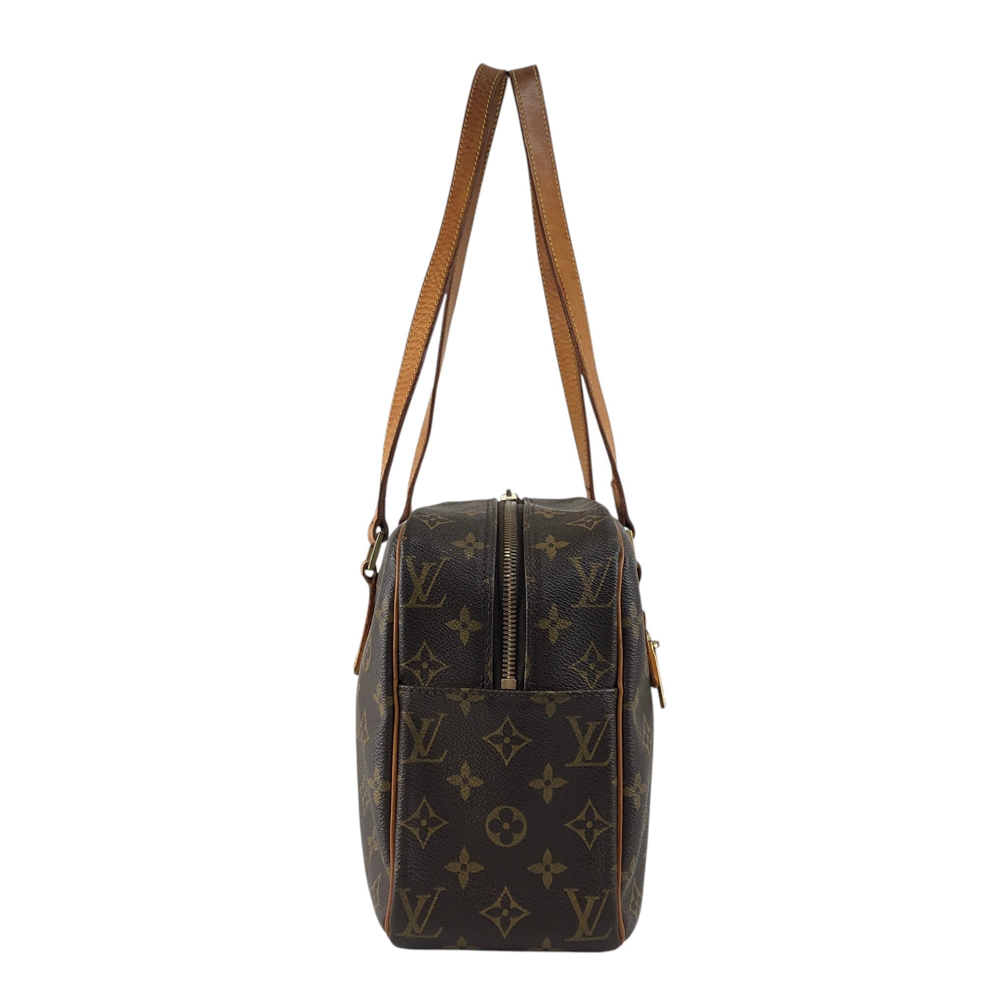 LOUIS VUITTON ルイヴィトン モノグラム トートバッグ ブラウン PVC