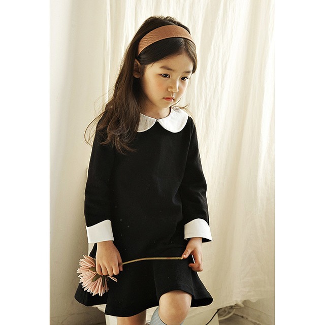 おすすめ 即納 子供服 ジュニア キッズ 襟付きワンピース フォーマル 入園 卒園 卒業 発表会 結婚式 お呼ばれ 面接 ブラック Sotこどもふく