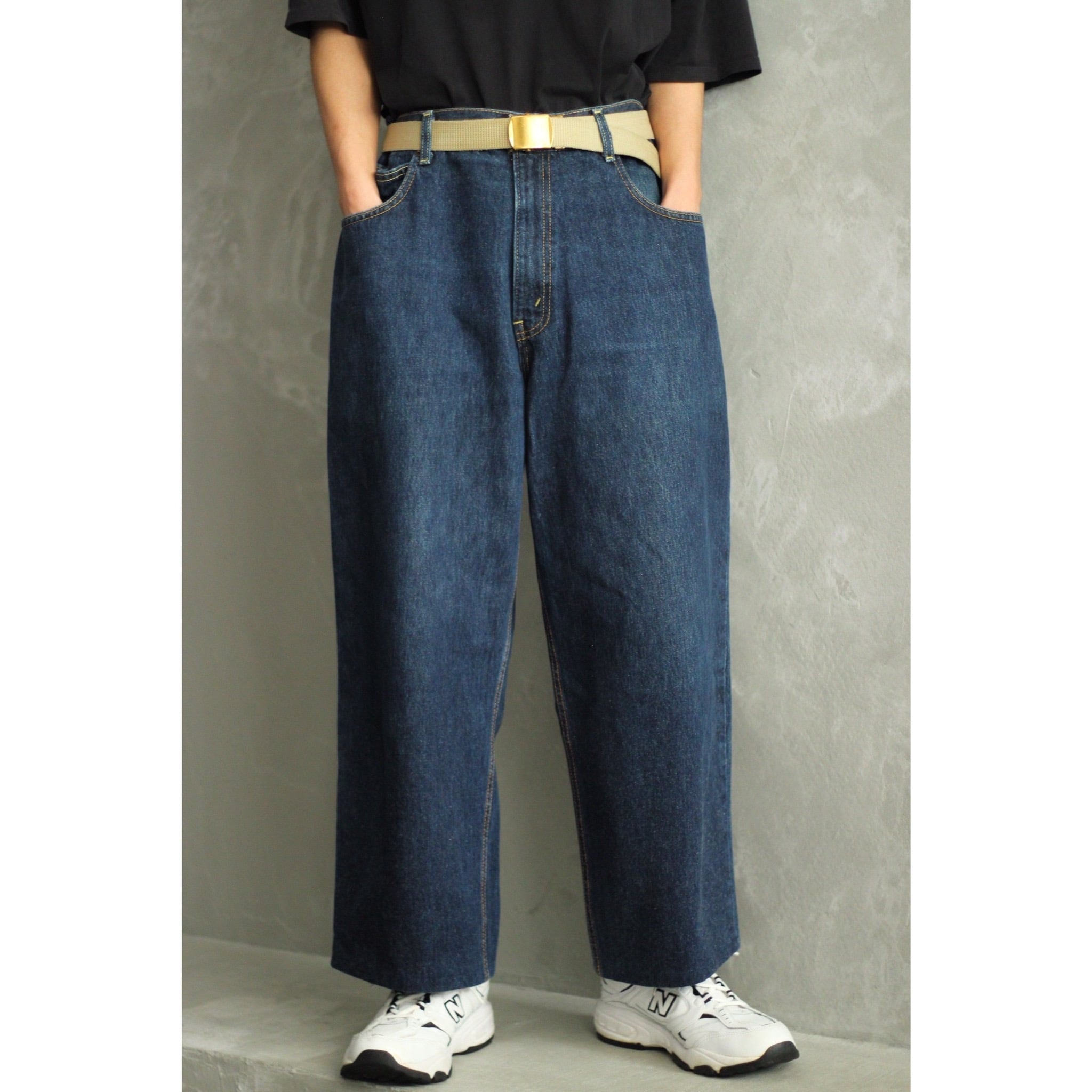 1990's Levi's 595 バギーストレート ワイドデニムパンツ Made 1990's Levi's 595 バギーストレート ワイドデニムパンツ Made