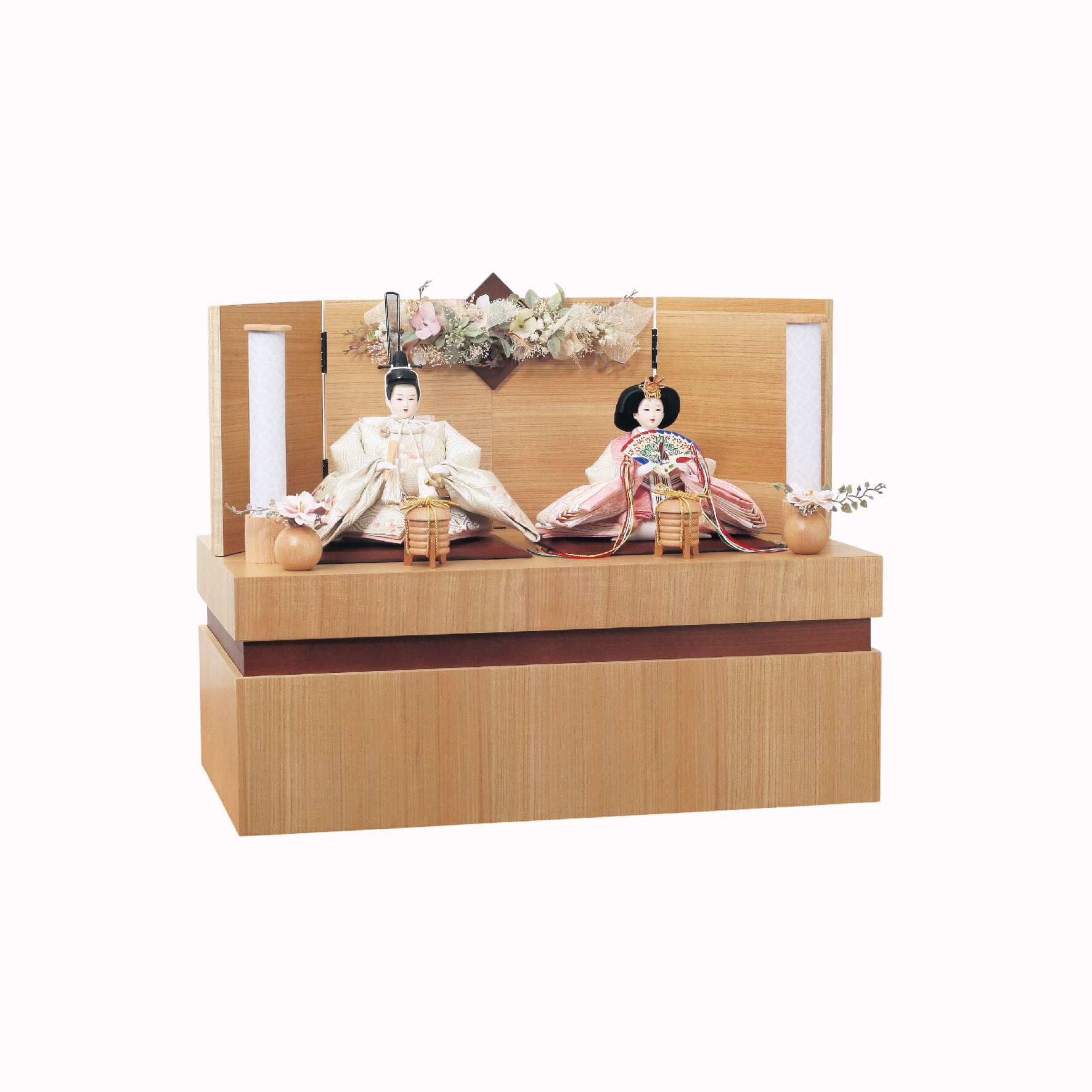 雛人形<収納飾り>花月|ひな人形