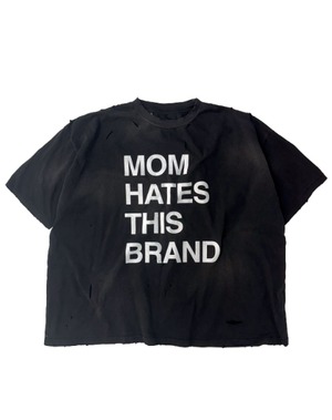 [HOMMLESS] MOM HATES THIS BRAND VTG TEE - BLACK 正規品 韓国ブランド 韓国通販 韓国代行 韓国ファッション ホームレス ホームリス 日本 店舗