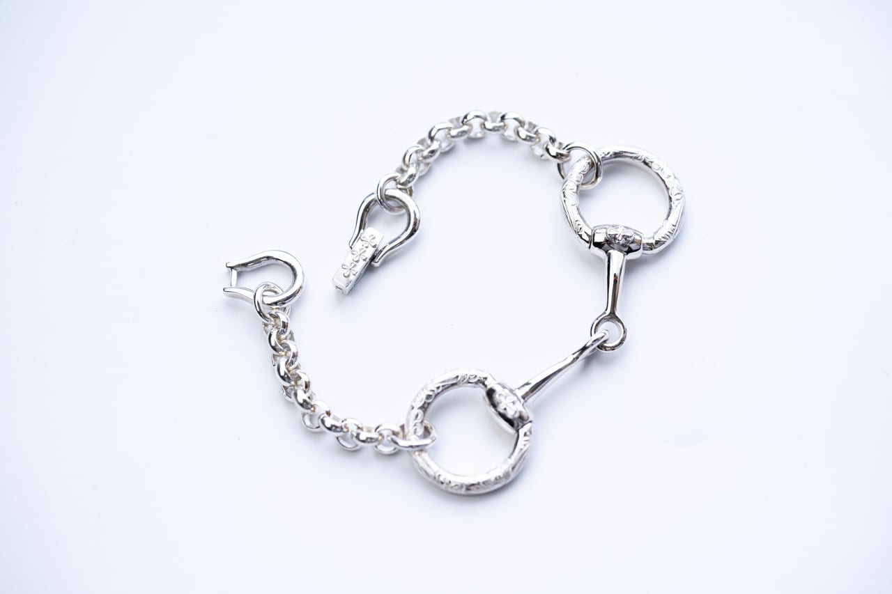 BN-081 Horse bit bracelet (M) | WAKAN SILVER SMITH online store
