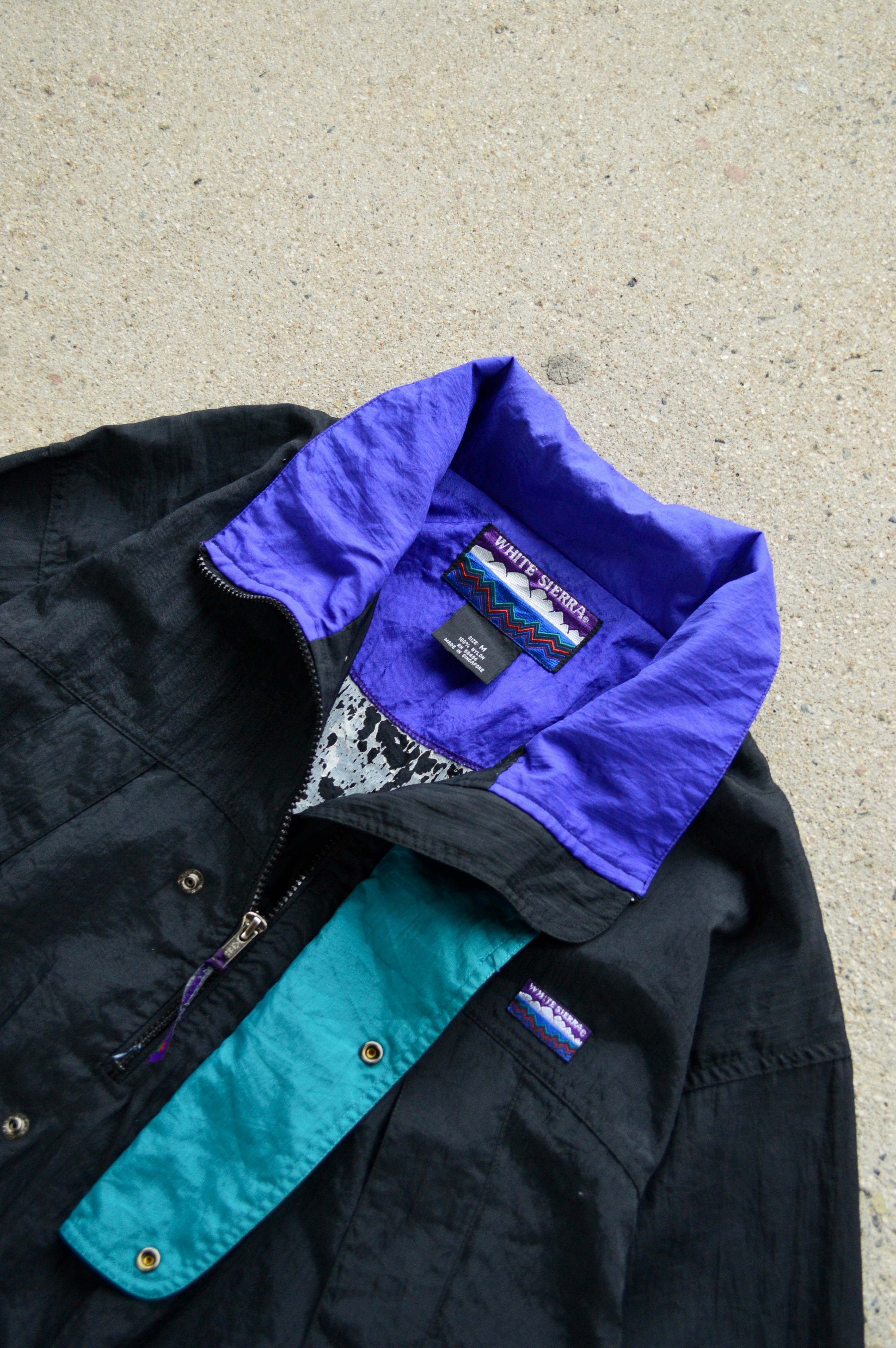 WHITE SIERRA 90s Old Nylon PullOver HalfZip ホワイトシエラ 1990