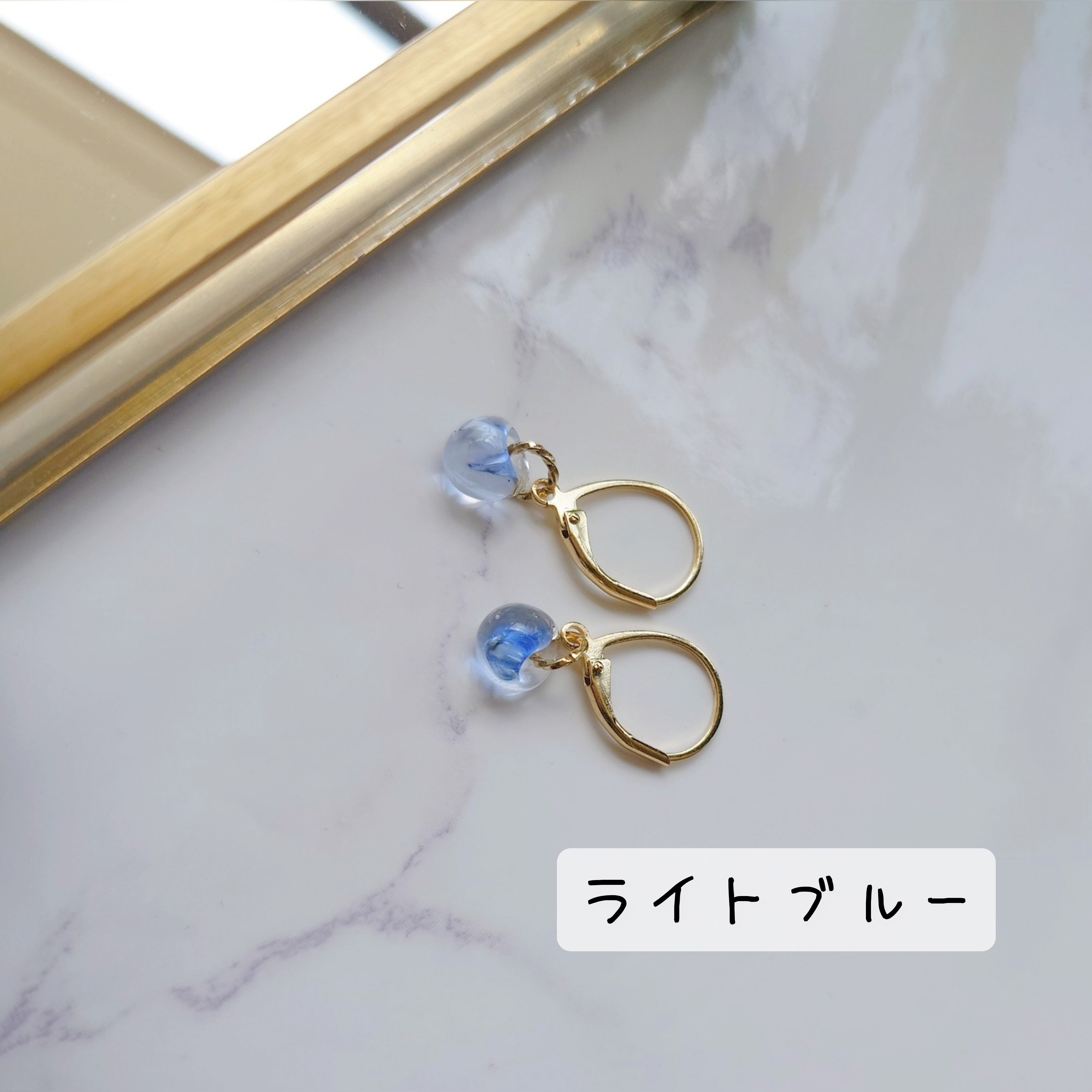 ティアドロップピアス(フレンチフック) | yumecocolino