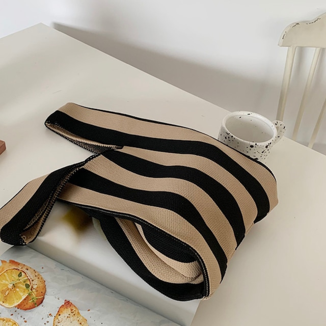 stripe marche bag N10872