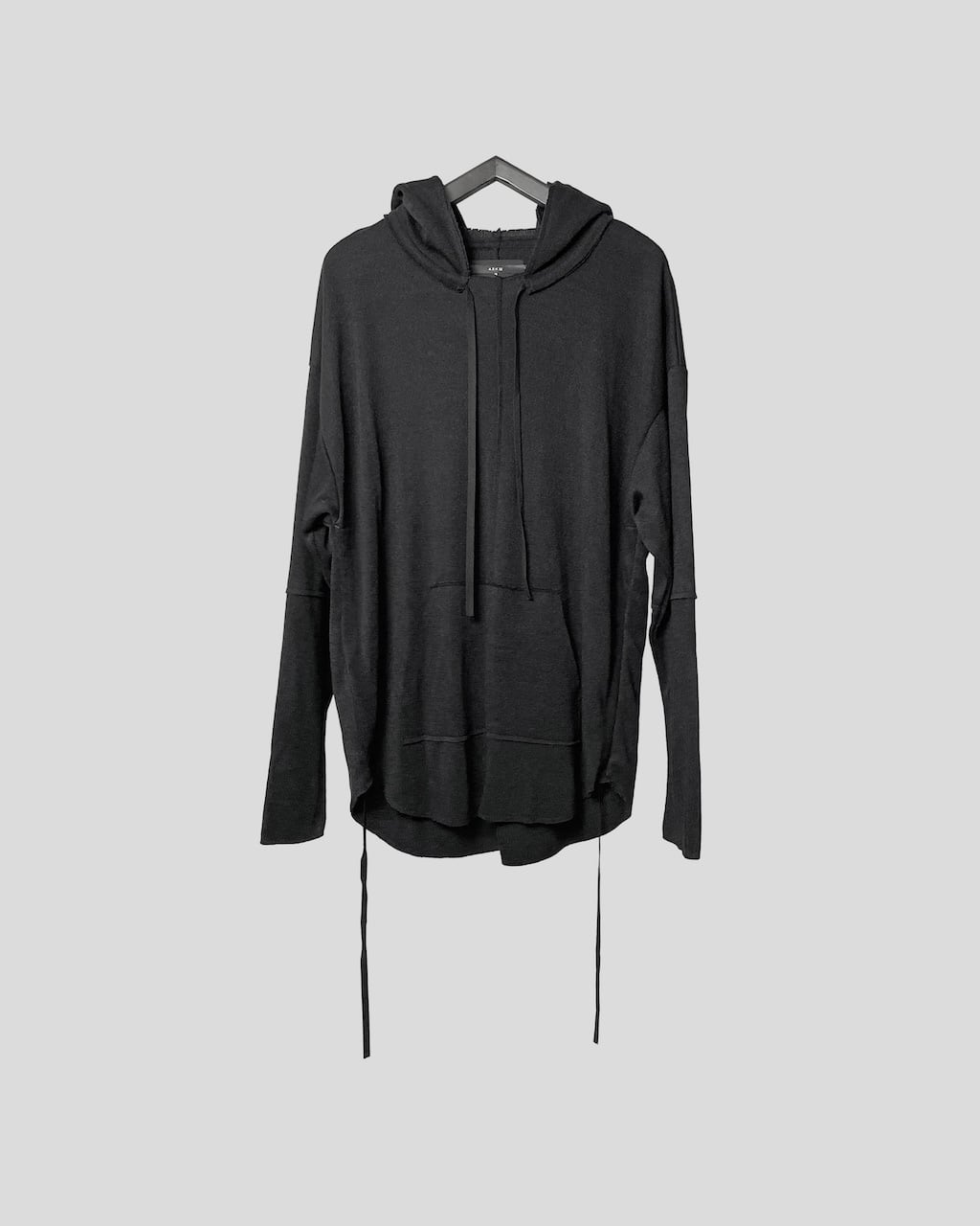 ASKYY / DOCKING HOODIE KNIT / BLK | ASKYY TOKYO FLAGSHIP