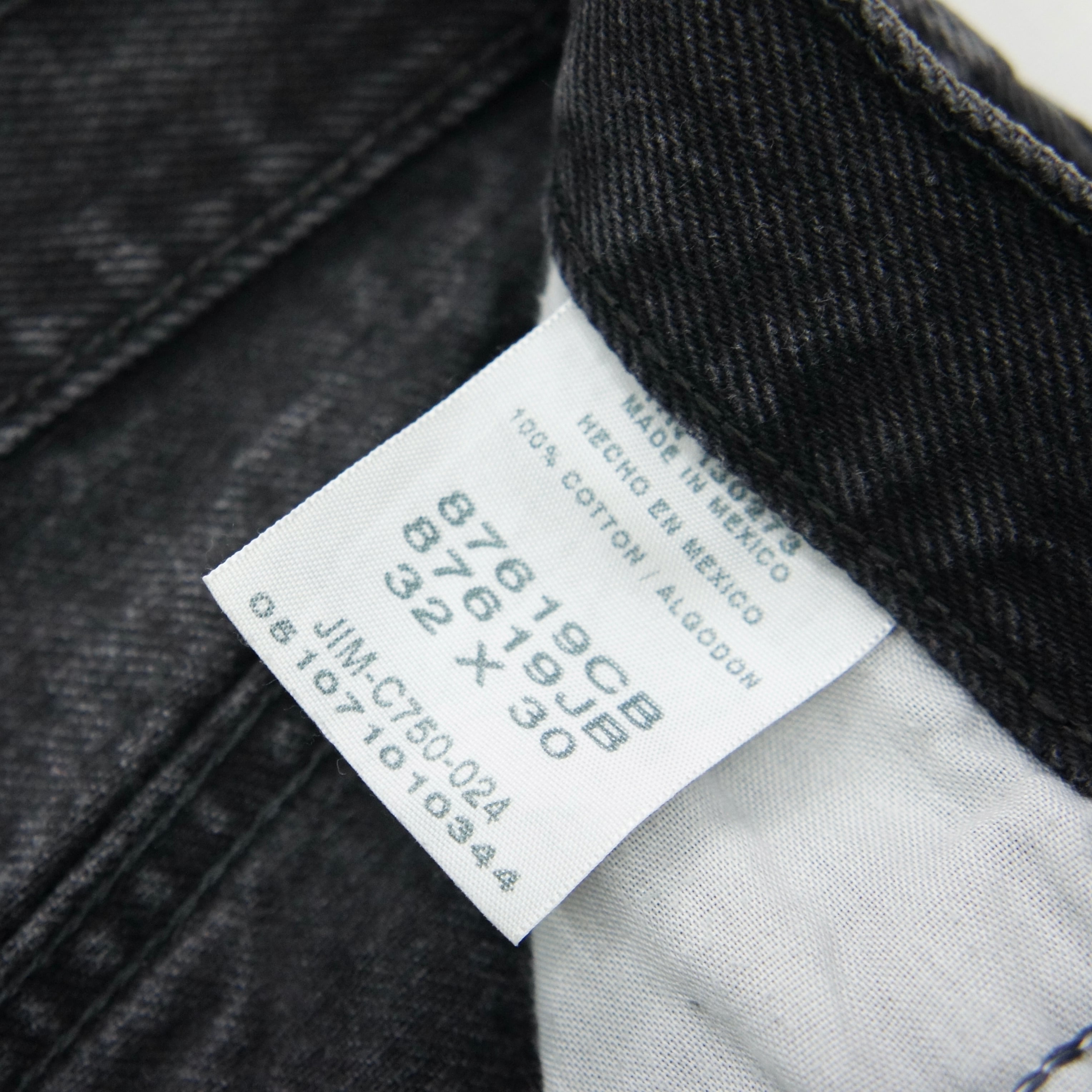 ジャヴェール RUSTLER(ラスラー)】Archive Black Denim Pant 87619 | Atelier