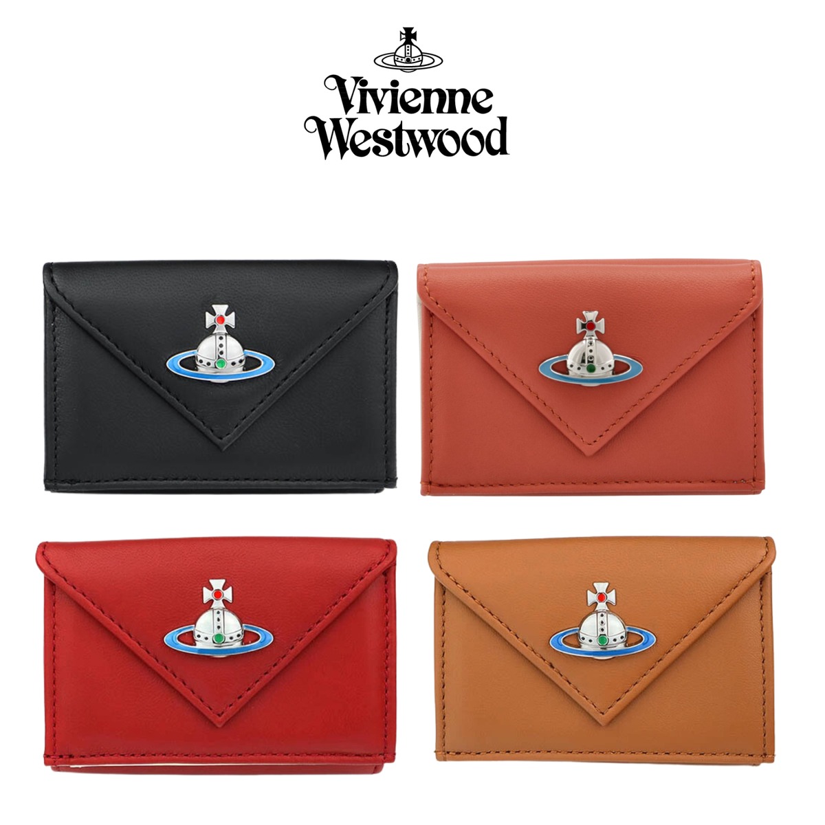 Vivienne Westwood EMMA 三つ折り財布 AX473-AX474-AX2646