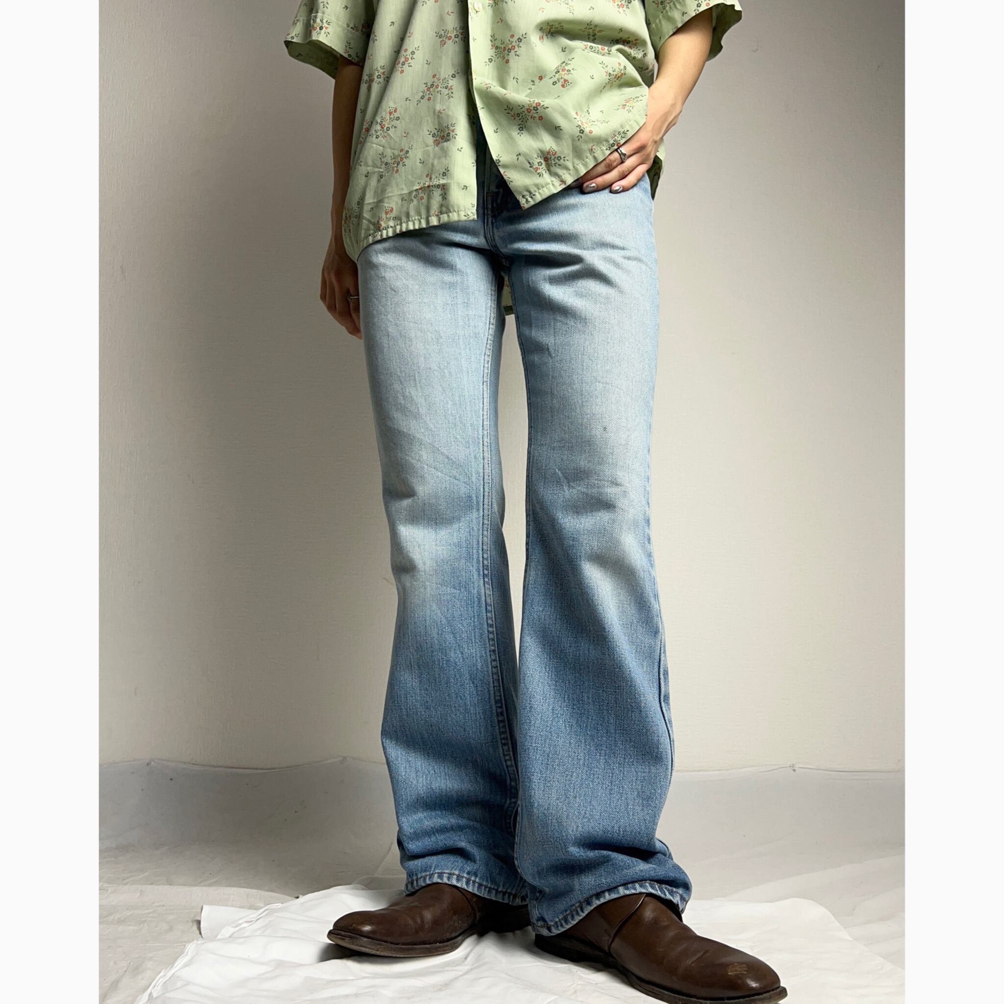 70's Levi's 517 Bootcut Denim Pants W30 オレンジタブ 70's Levi's 517 Bootcut Denim Pants W30 オレンジタブ