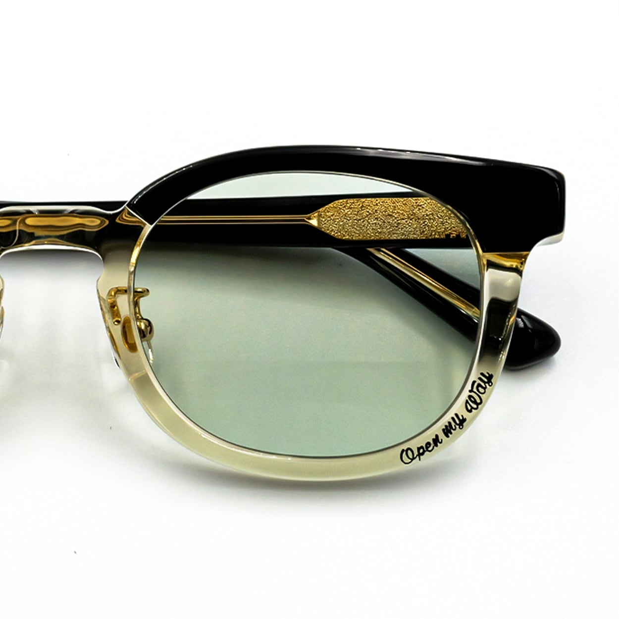 ⚡︎ Mint Greenレンズ / Open 2tone Black ⚡︎ | ☆N S H☆