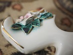 薔薇と勿忘草 陶器のヒールシューズ(欠けあり) 画像18