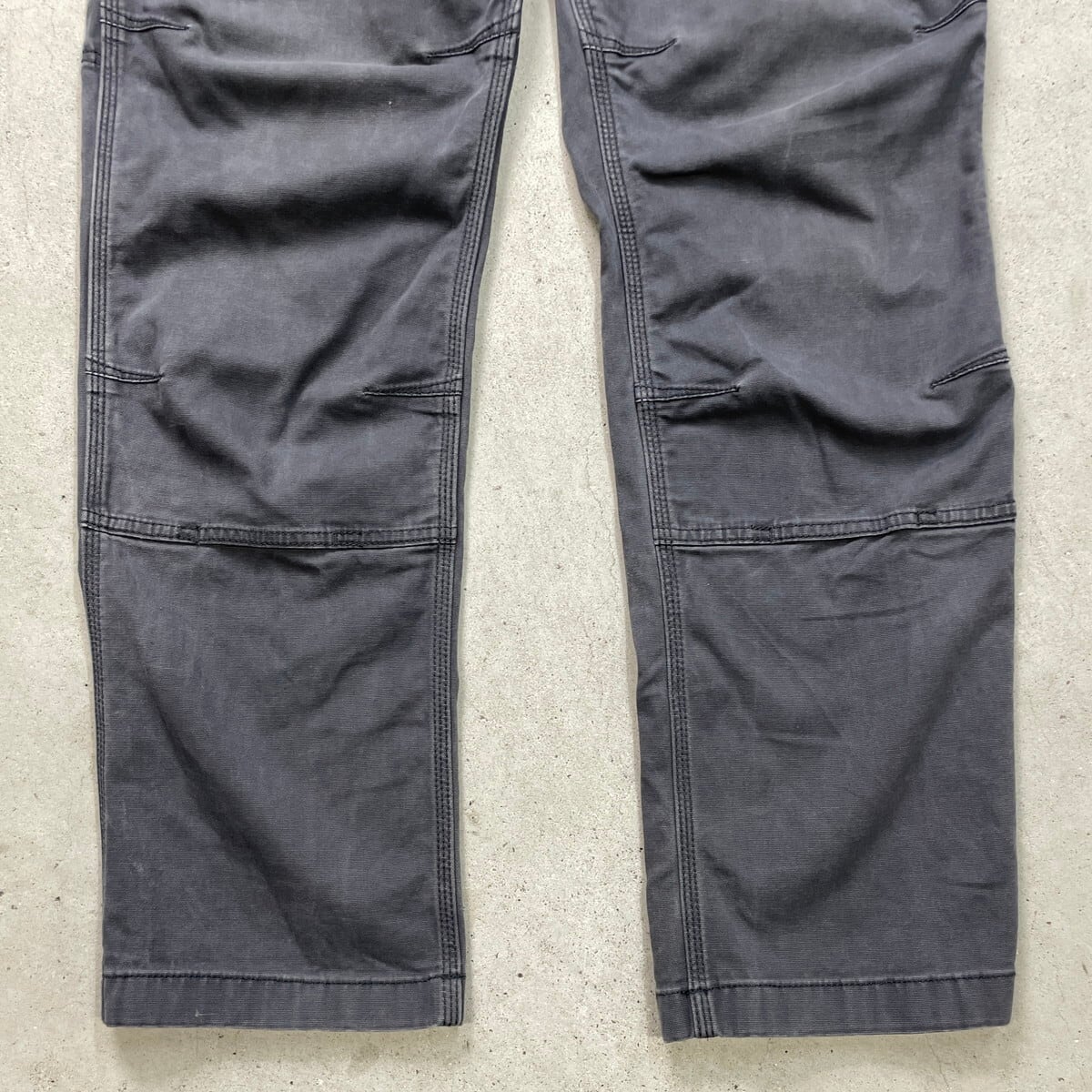 カーハート ダブルニー ダック ワークパンツ 30×30 グレー ボロ Carhartt カーハート ダブルニー ダック ワークパンツ メンズW32 古着