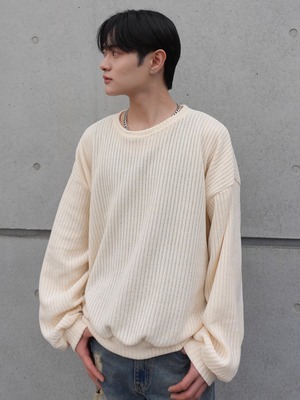 【ALUDE SELECT】drop thermal knit(4color)