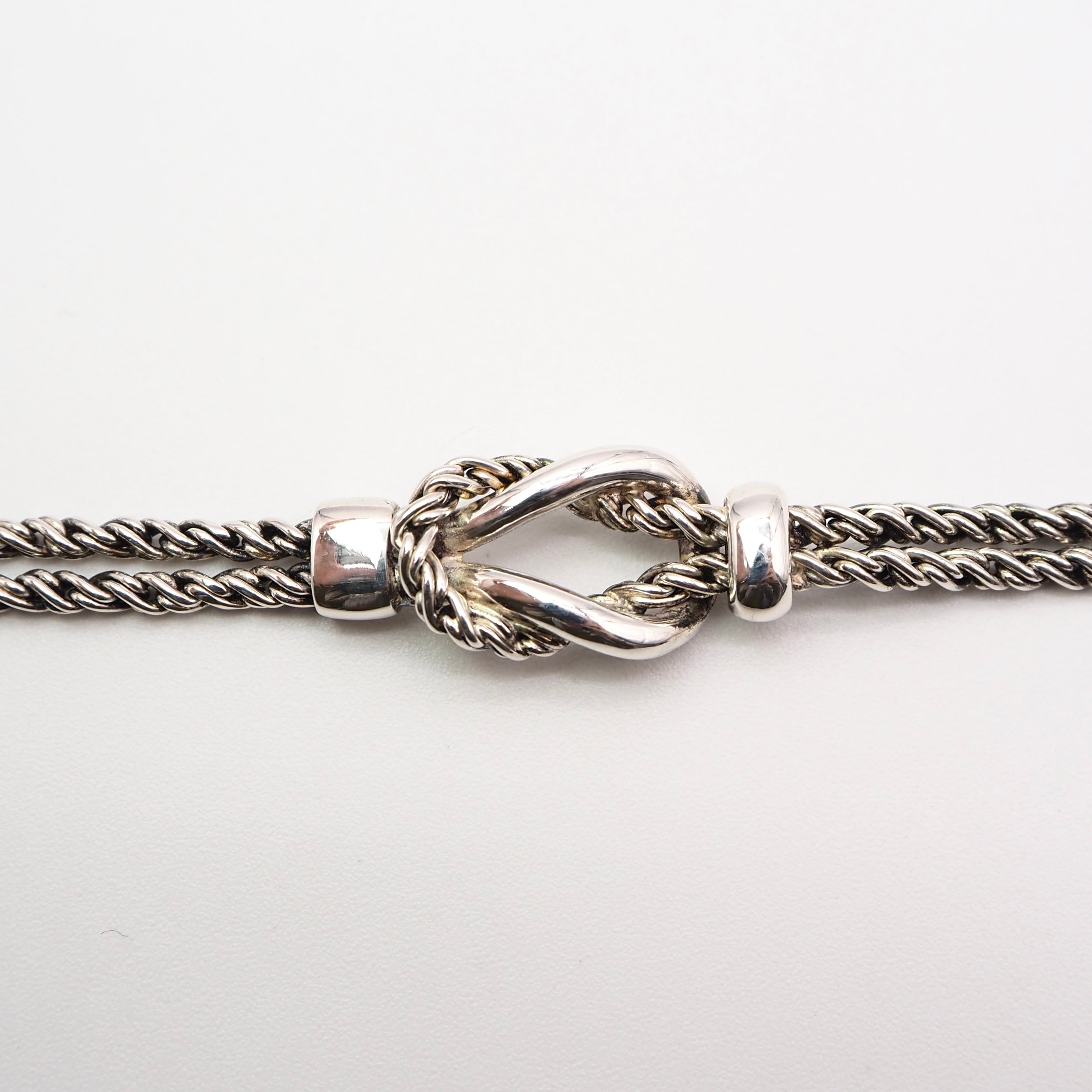 Tiffany&Co. ダブルロープ ブレスレット シルバー925 ティファニー