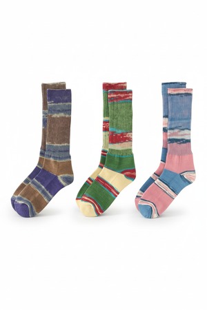 絣ソックス_KASURI(22-25cm)