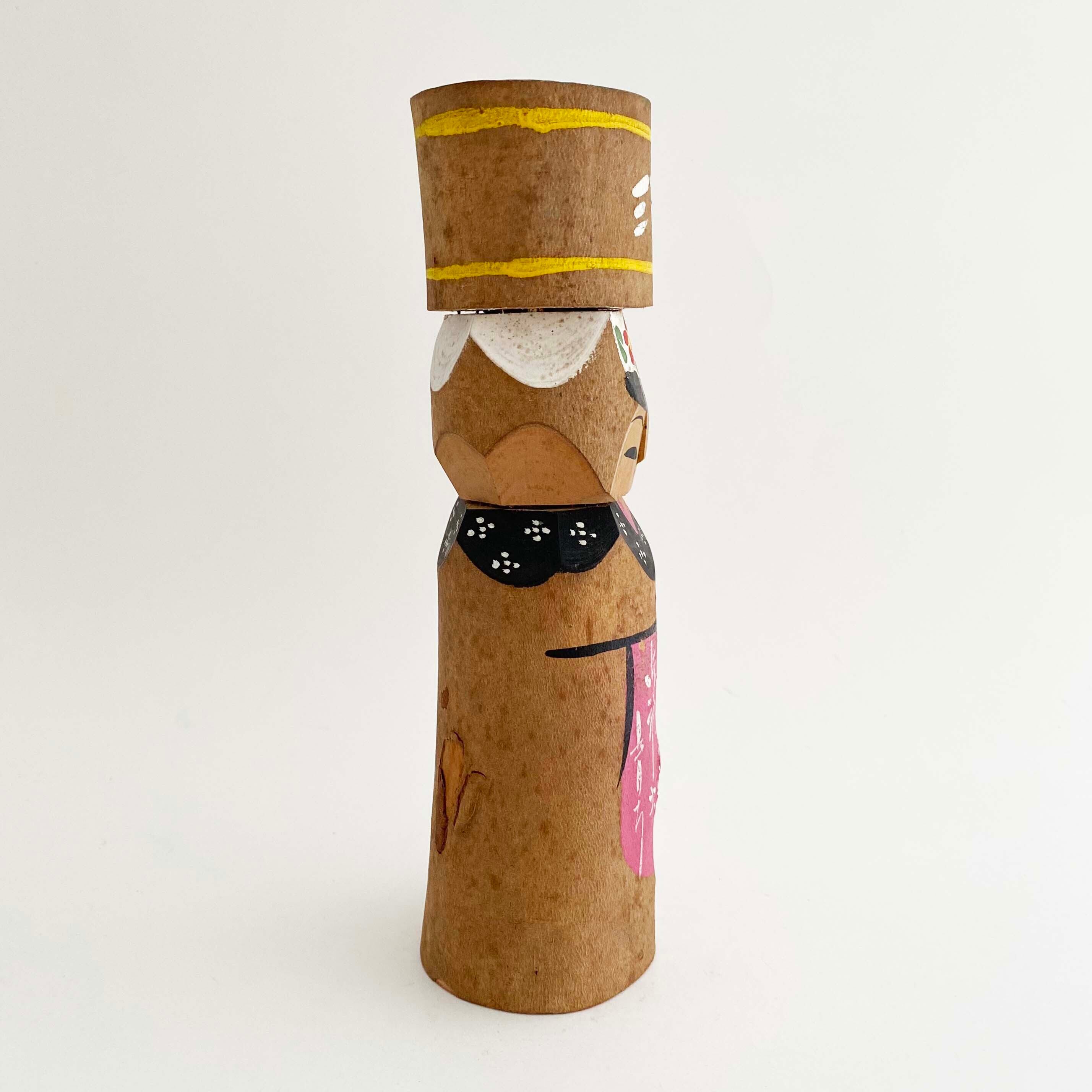 ヴィンテージ 大島椿 あんこ人形（三原山 / ピンク）