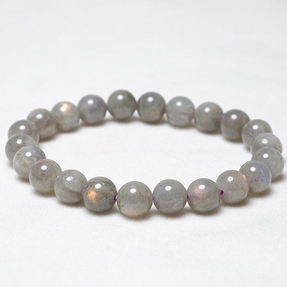 ピンク ラブラドライト ブレスレット 9mm 一点物 メール便送料無料 [M便 1/10] 111-26964