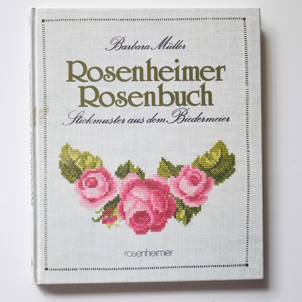 Rosenheimer Rosenbuch クロスステッチの薔薇 ドイツ