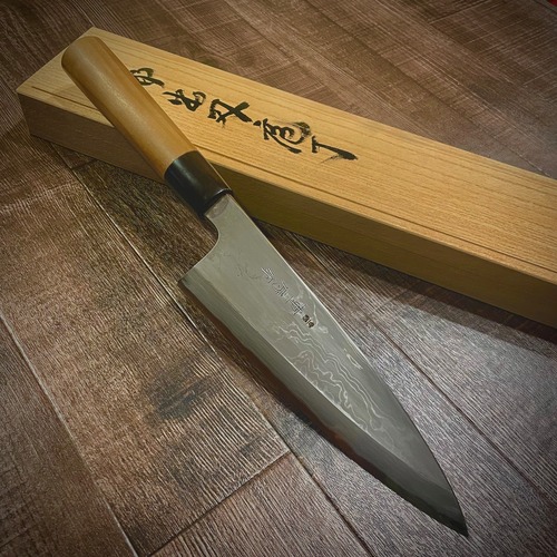 "Shigefusa"  kitaeji deba knife  210mm Buffalo Magnolia Handle