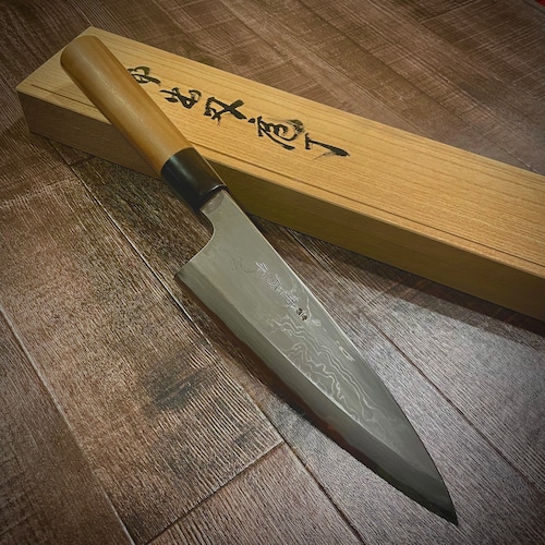 "Shigefusa"  kitaeji deba knife  210mm Buffalo Magnolia Handle
