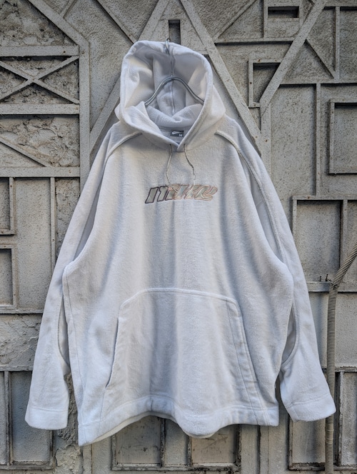 "NIKE" fleece pullover hoodie