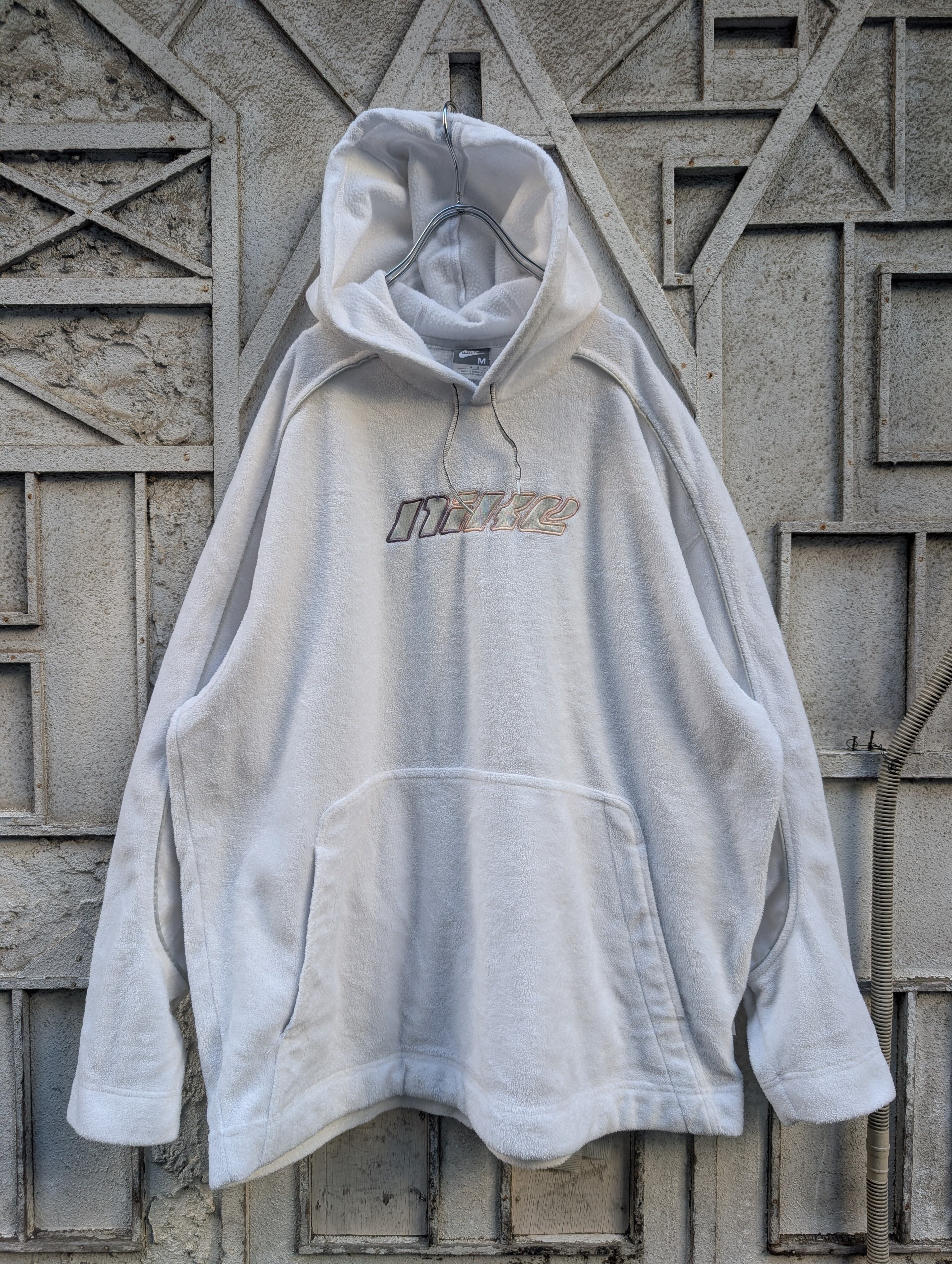 "NIKE" fleece pullover hoodie