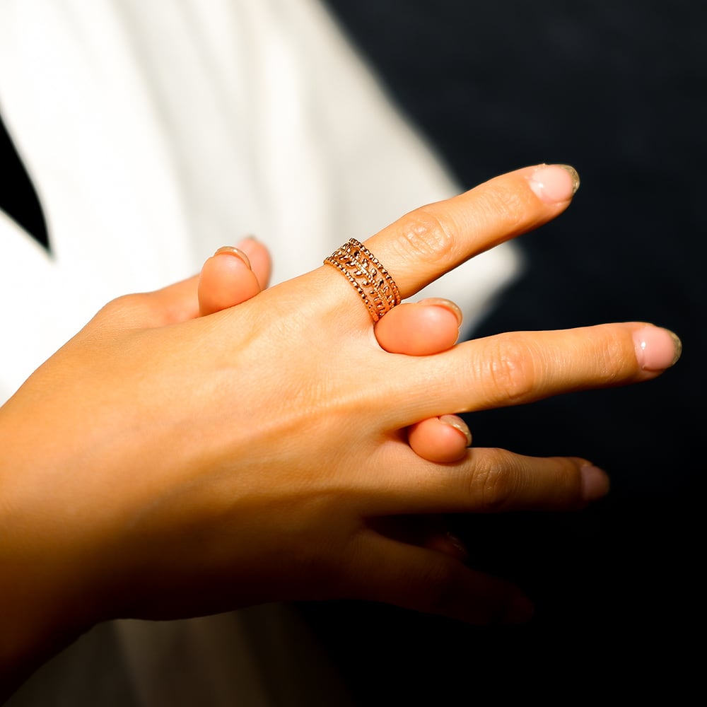 【年始セール】Bohemian resort ボヘミアンリゾート リング イヤカフ 2Way フリーサイズ 指輪 ステンレス mnk21