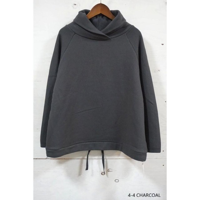 Bliss Bunch（ブリスバンチ）コットン裏毛裏起毛ビッグショールカラープルオーバー