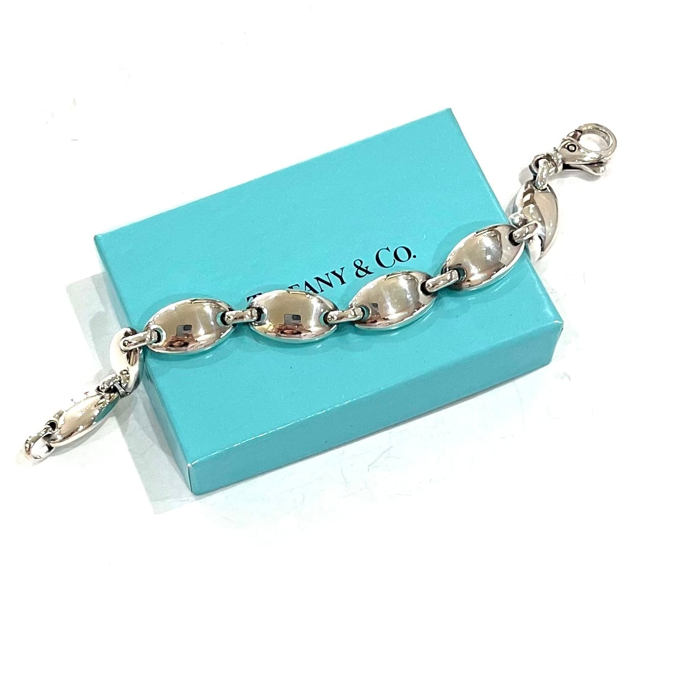 TIFFANY&CO. 】2368 ぷっくりペブルリンク オーバルリンク